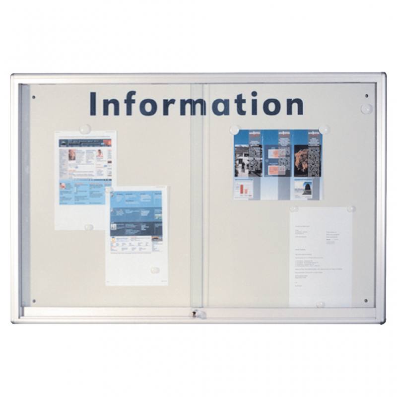 Informationsvitrine aus Alu Modell WL