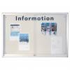 Informationsvitrine aus Alu Modell WL