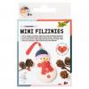 Folia® Mini Filzinies Schneemann