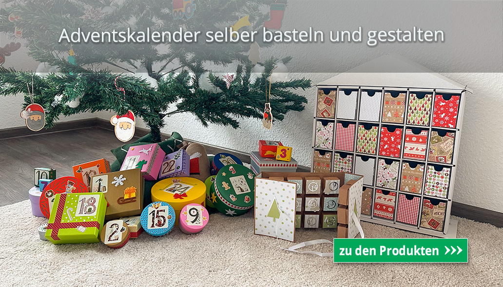 Adventskalender selber basteln und gestalten